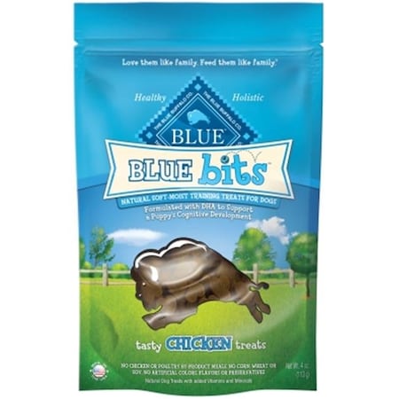 Blue Buffalo Blue Buffalo BB00518 Bits Tasty Chicken Natural Soft-Moist Dog Treat; 0.3 lbs. BB00518